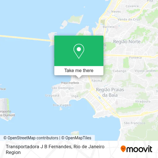 Transportadora J B Fernandes map
