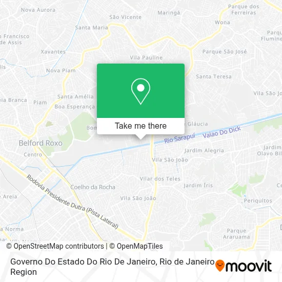 Governo Do Estado Do Rio De Janeiro map