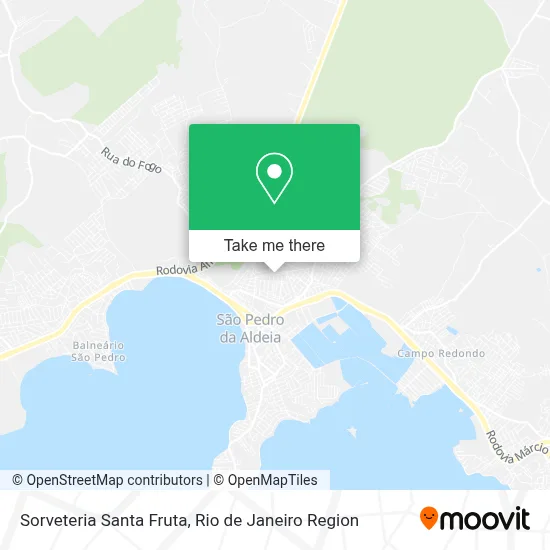 Sorveteria Santa Fruta map