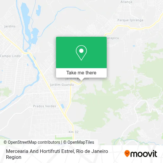 Mercearia And Hortifruti Estrel map