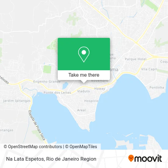 Na Lata Espetos map