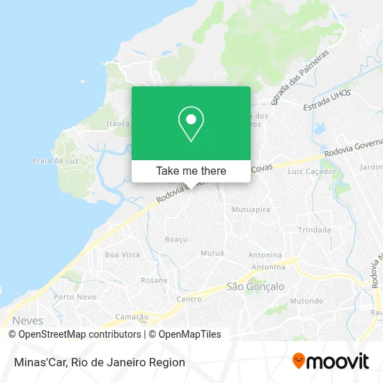 Minas'Car map