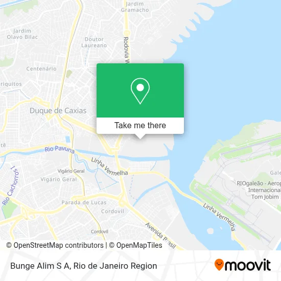 Bunge Alim S A map