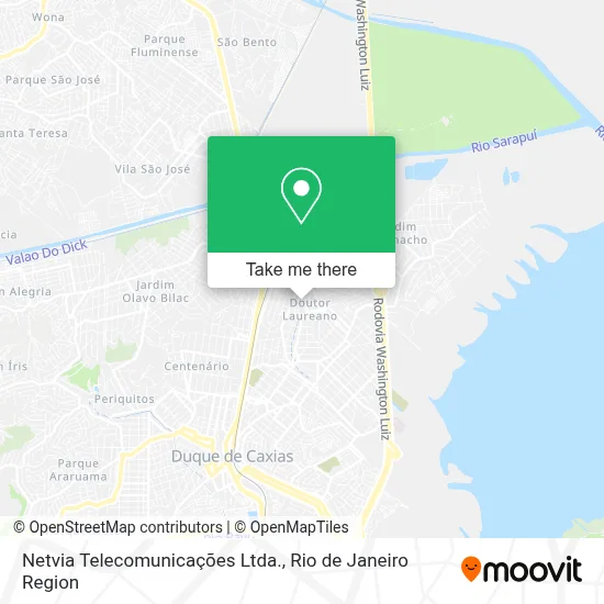 Netvia Telecomunicações Ltda. map