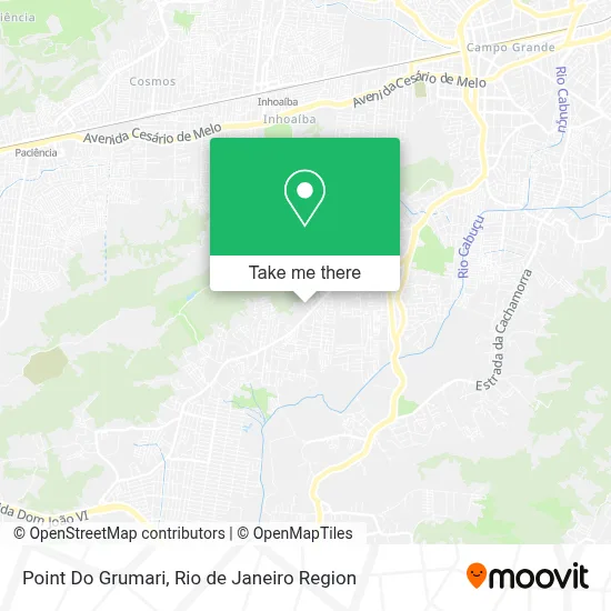 Point Do Grumari map
