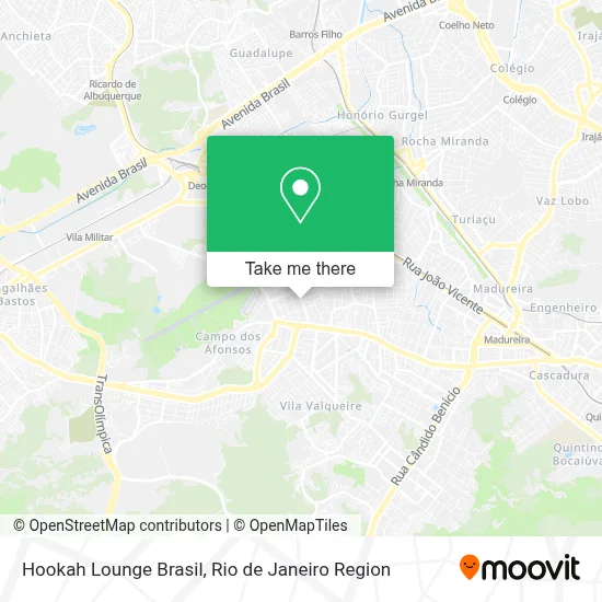 Hookah Lounge Brasil map