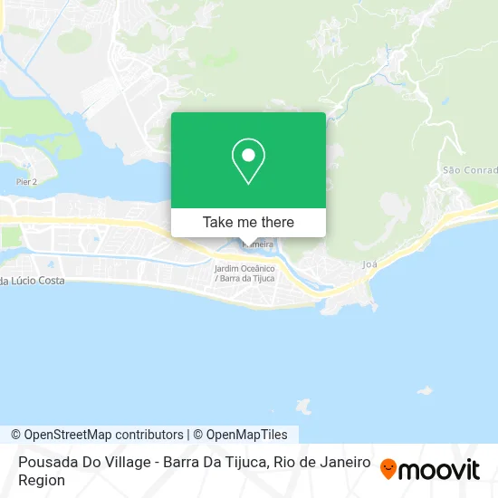 Pousada Do Village - Barra Da Tijuca map