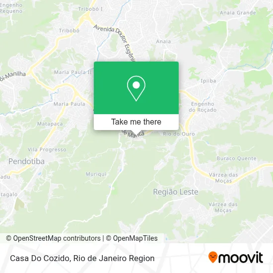 Casa Do Cozido map