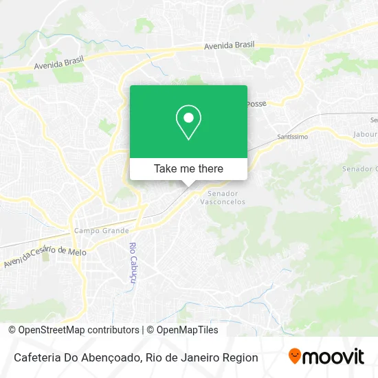 Cafeteria Do Abençoado map