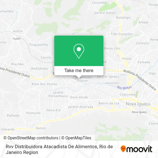 Rvv Distribuidora Atacadista De Alimentos map