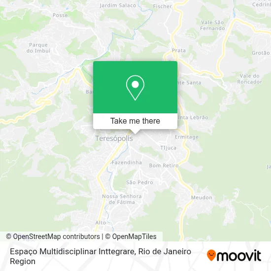 Espaço Multidisciplinar Inttegrare map