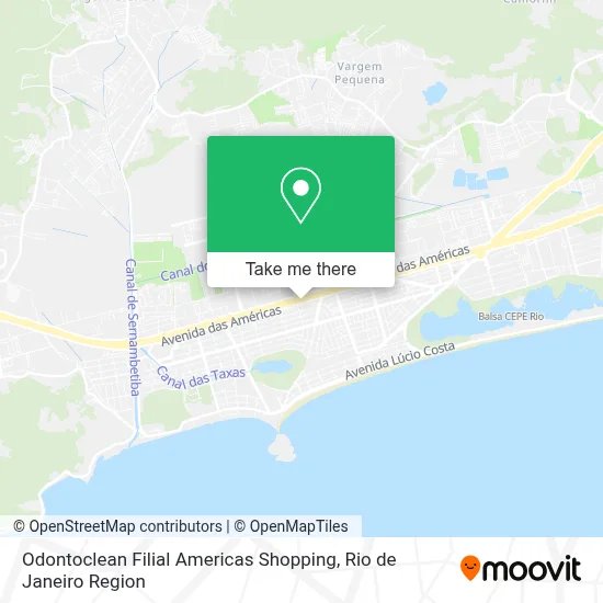 Odontoclean Filial Americas Shopping map