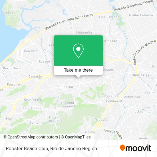 Rooster Beach Club map
