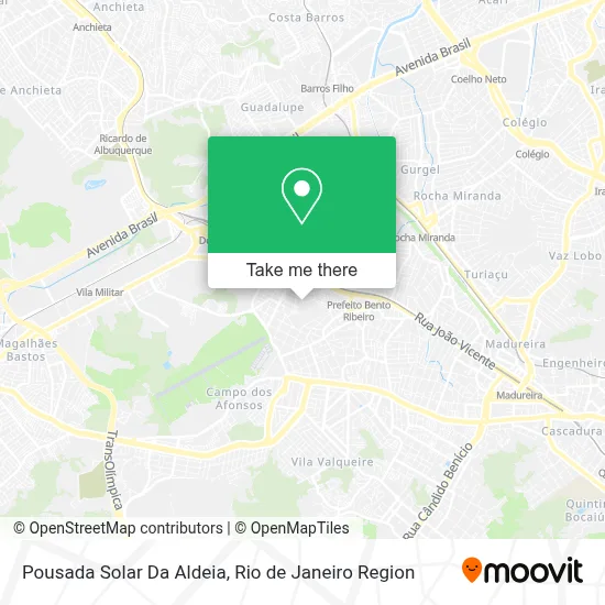 Pousada Solar Da Aldeia map