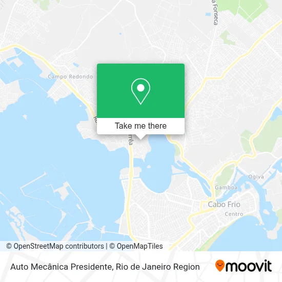 Auto Mecânica Presidente map