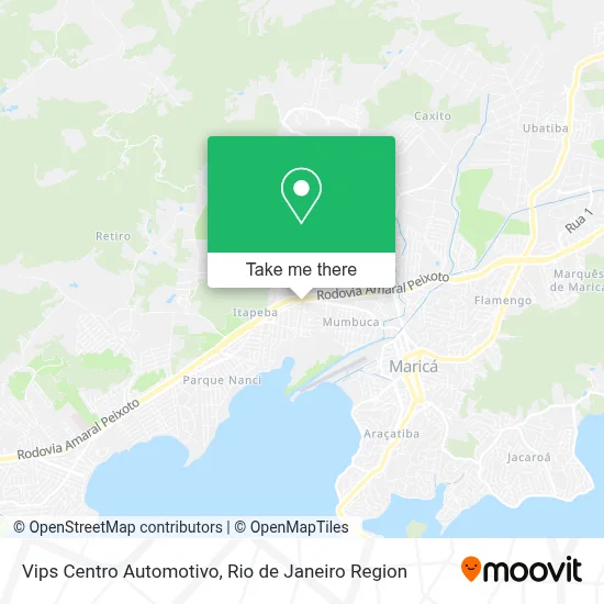 Vips Centro Automotivo map