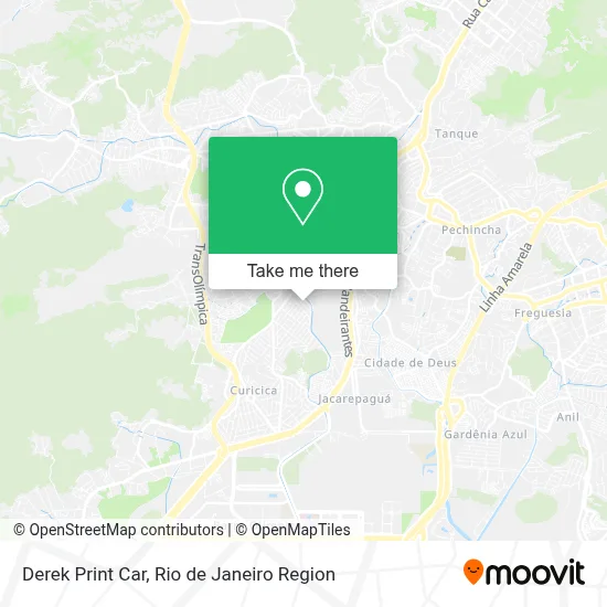 Derek Print Car map