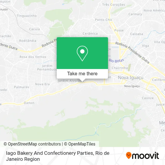 Iago Bakery And Confectionery Parties map