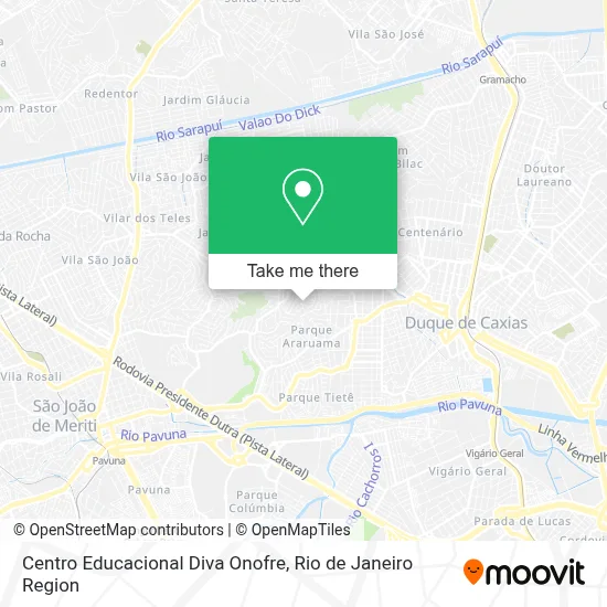 Centro Educacional Diva Onofre map