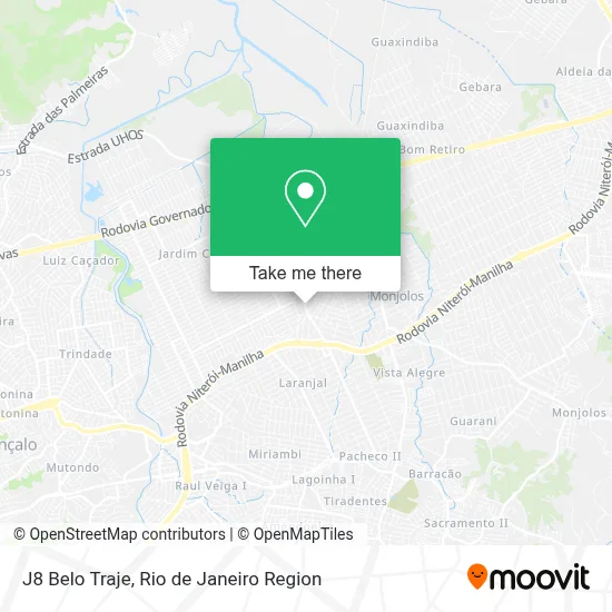 J8 Belo Traje map