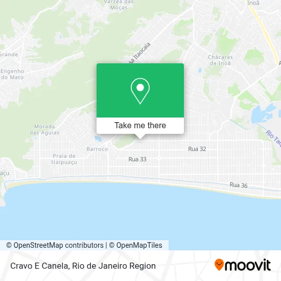 Cravo E Canela map