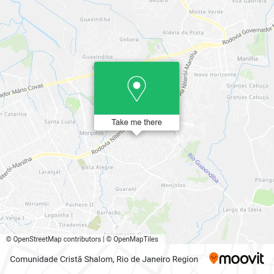 Comunidade Cristã Shalom map