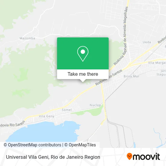 Universal Vila Geni map