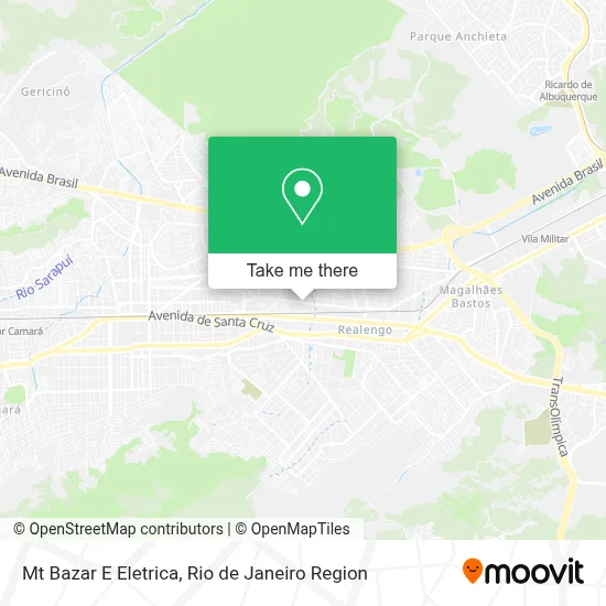 Mt Bazar E Eletrica map
