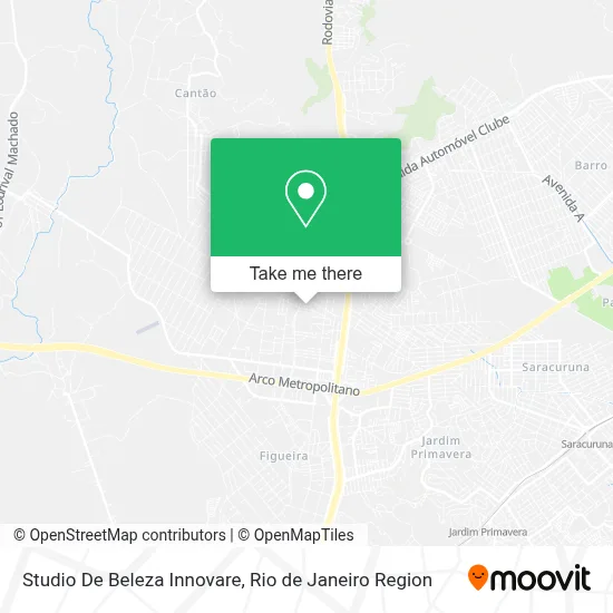 Studio De Beleza Innovare map