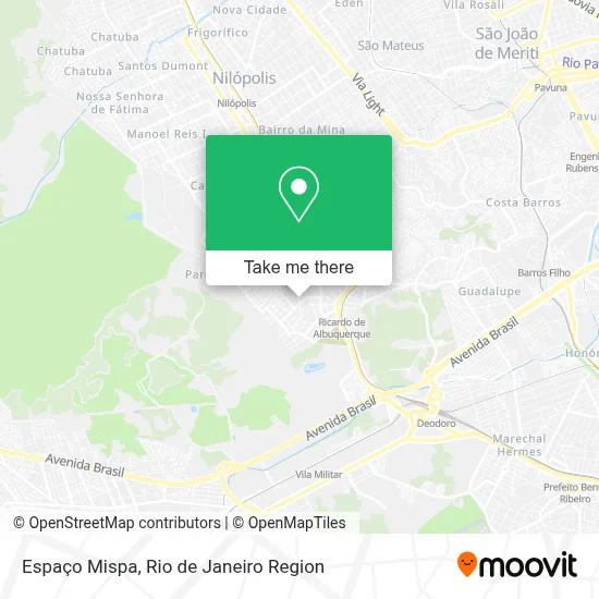 Espaço Mispa map