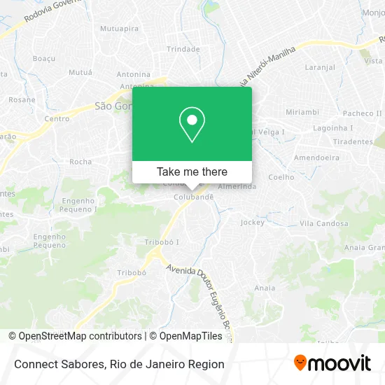 Connect Sabores map