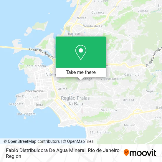 Fabio Distribuidora De Agua Mineral map
