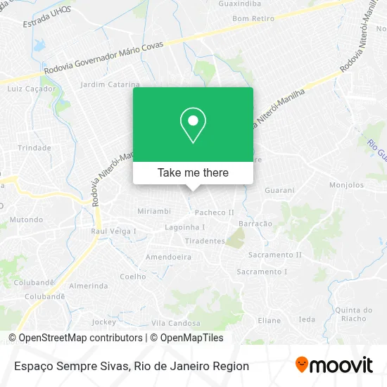 Espaço Sempre Sivas map