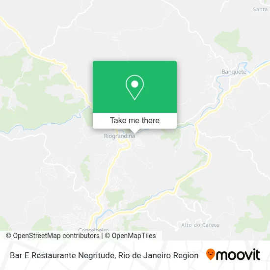 Bar E Restaurante Negritude map