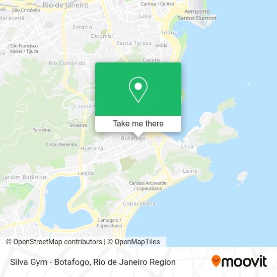 Silva Gym - Botafogo map