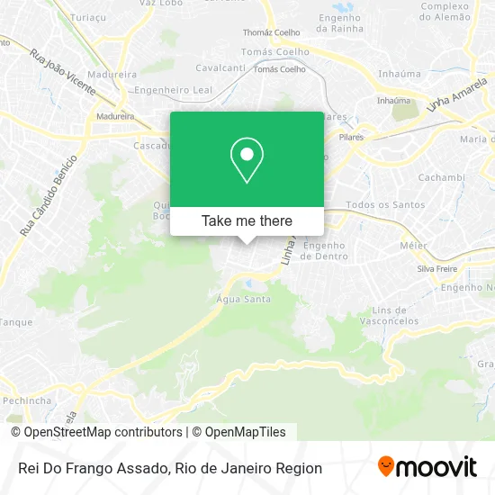 Rei Do Frango Assado map