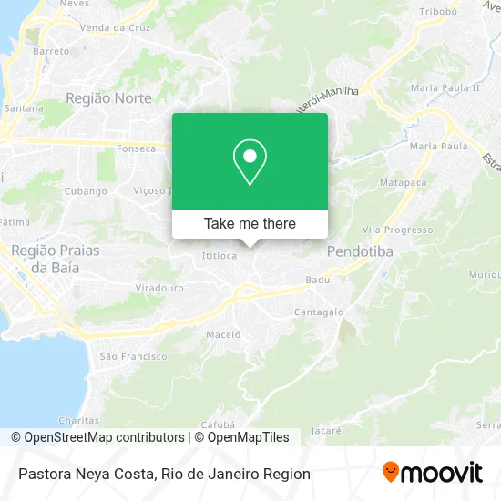 Pastora Neya Costa map