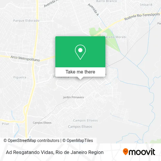 Ad Resgatando Vidas map