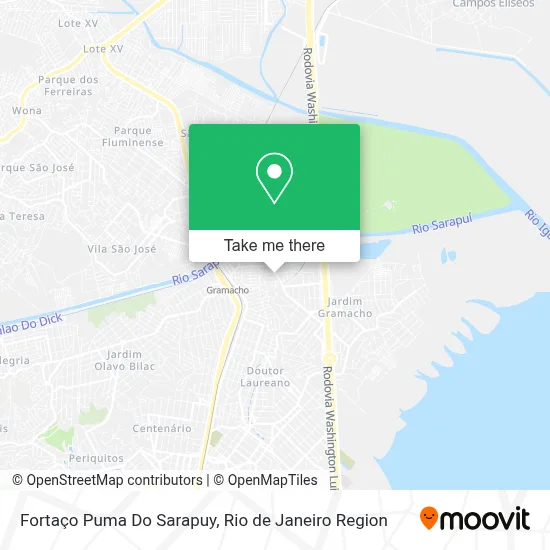 Fortaço Puma Do Sarapuy map
