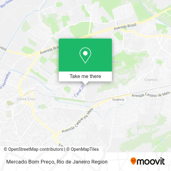 Mercado Bom Preço map