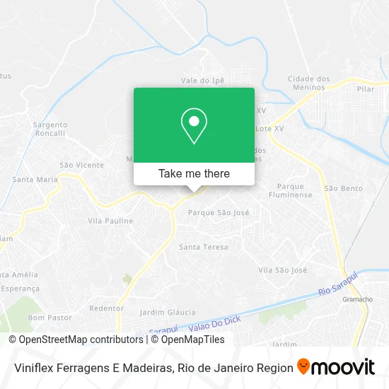 Viniflex Ferragens E Madeiras map
