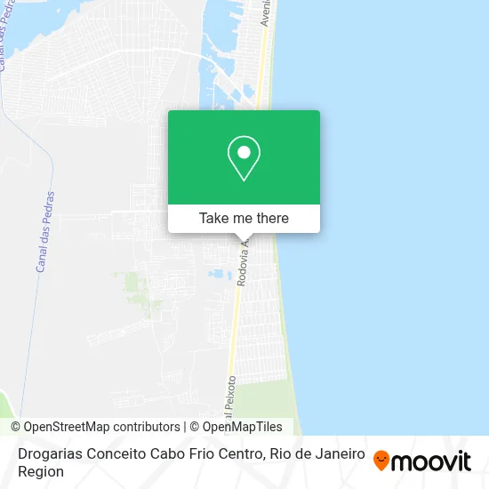 Drogarias Conceito Cabo Frio Centro map