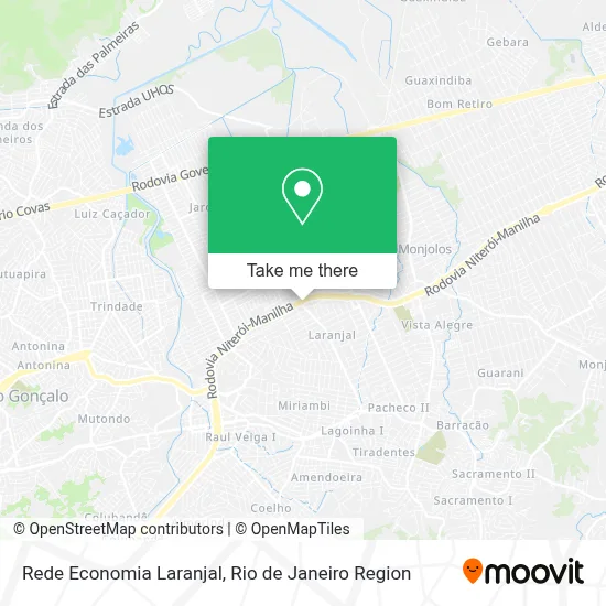 Rede Economia Laranjal map