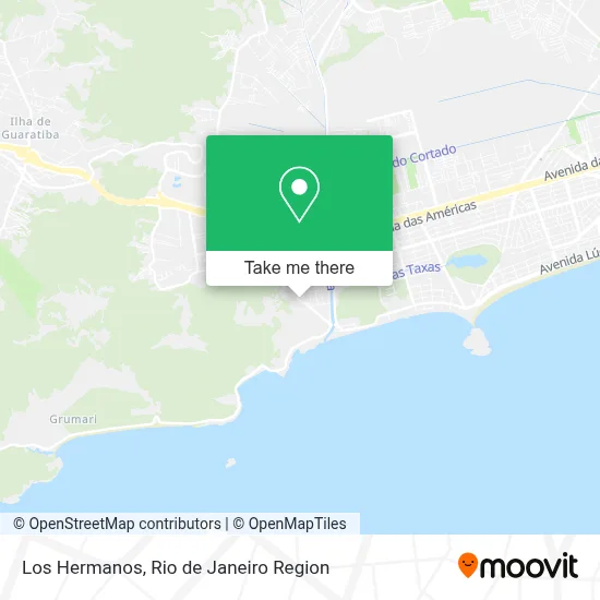 Los Hermanos map