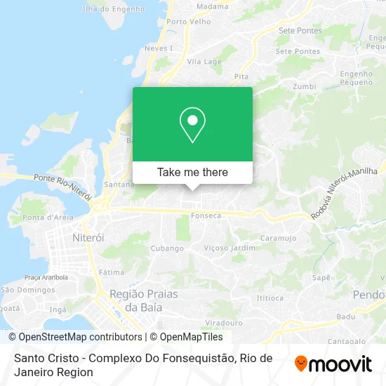 Santo Cristo - Complexo Do Fonsequistão map