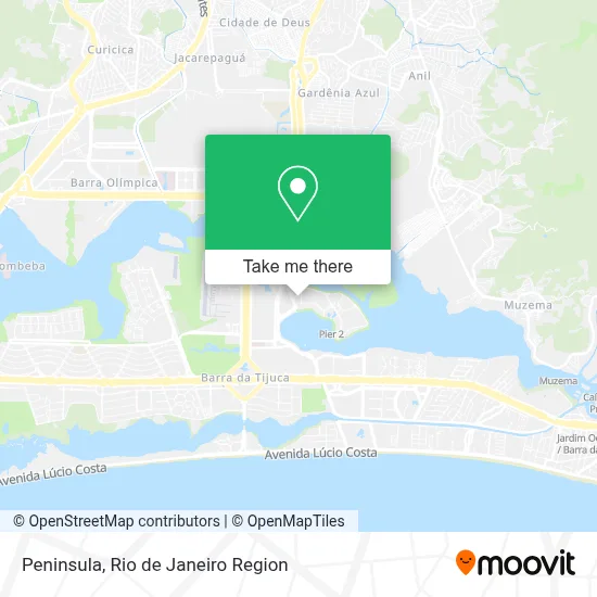 Peninsula map