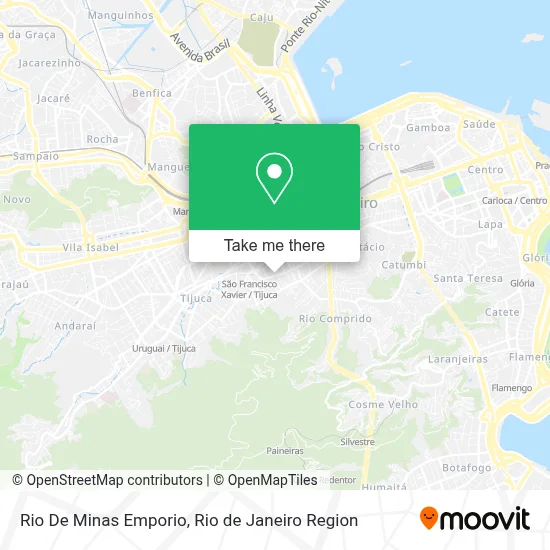 Rio De Minas Emporio map