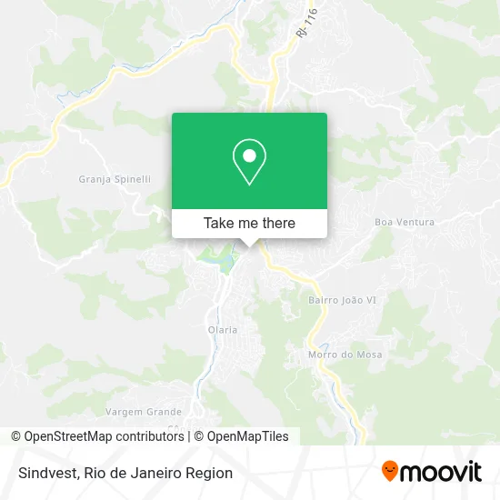 Sindvest map