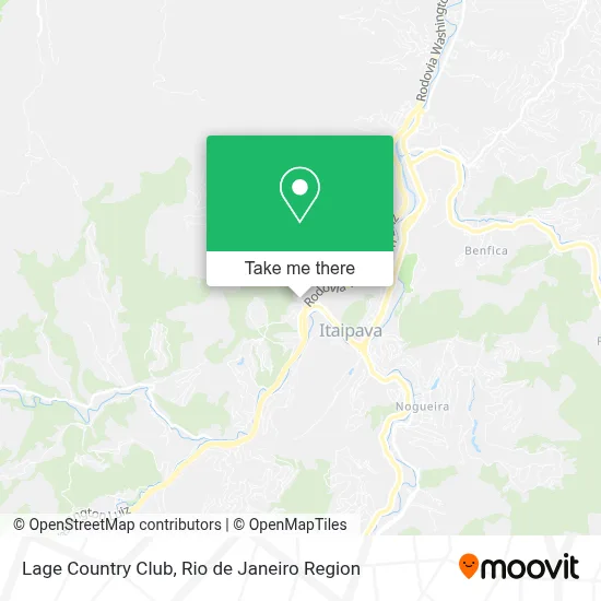Lage Country Club map
