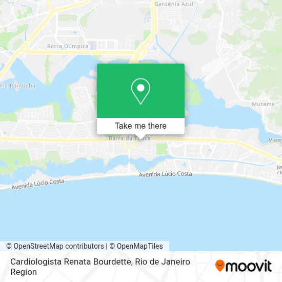 Cardiologista Renata Bourdette map